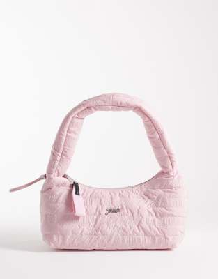 Tommy Jeans - Sac porté épaule rembourré à logo - Rose