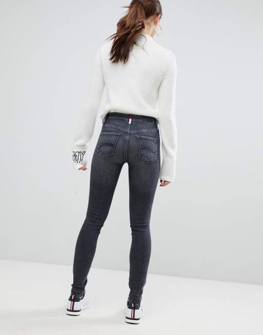 Tommy hilfiger santana discount high rise skinny jeans