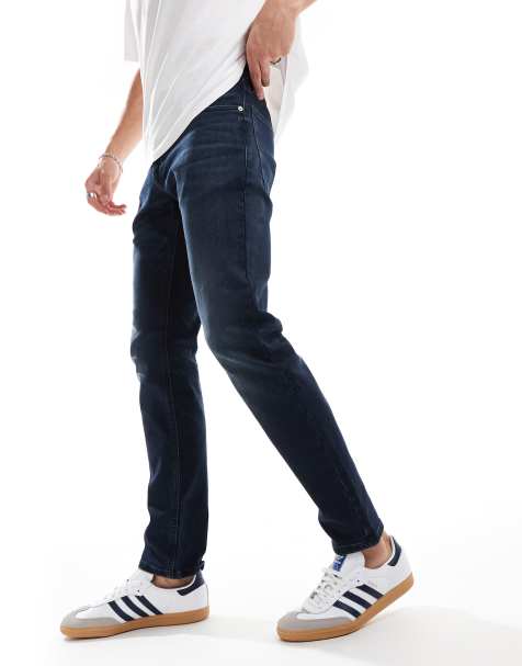 Tommy Jeans – Scanton – Ciemnoniebieskie dopasowane jeansy - view 1