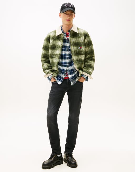 Tommy Jeans Scanton faded slim black jeans in black