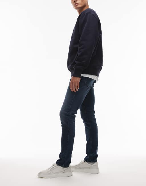 Tommy Jeans - Scanton - Jean coupe slim - Bleu foncé délavé, 3 de 5