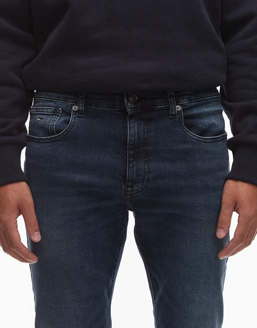Tommy Jeans - Scanton - Jean coupe slim - Bleu foncé délavé, 5 de 5