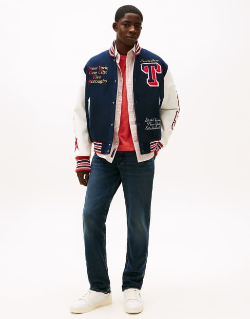 Tommy Jeans - Scanton - Jean coupe slim - Bleu foncé délavé