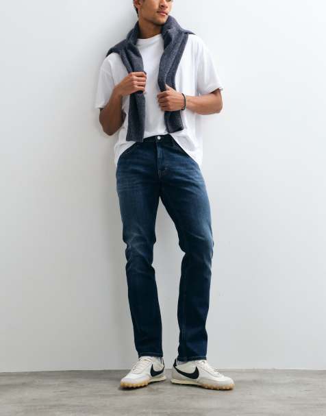 Tommy Jeans - Scanton - Mørkeblå slim fit-jeans - view 1