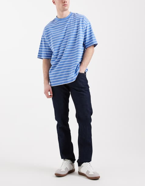 Tommy Jeans – Scanton – Schmal geschnittene Jeans in dunkelblauer Waschung - view 1