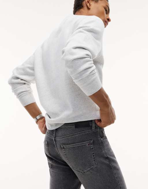 Tommy Jeans Scanton slim faded black jeans in denim grey, 4 of 7