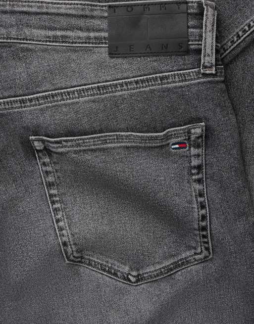 Tommy Jeans Scanton slim faded black jeans in denim grey, 7 of 7