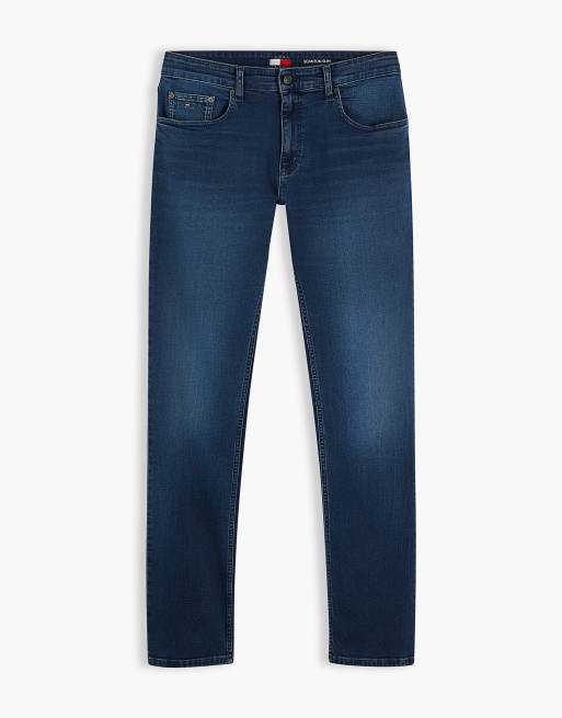 Tommy Jeans Scanton slim faded jeans in denim blue black, 7 of 7