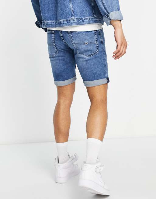 Tommy Jeans Scanton slim fit denim shorts in mid wash, 2 of 4