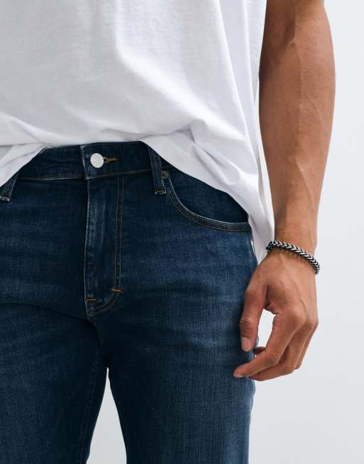 Tommy Jeans Scanton slim fit jeans in dark wash blue, 5 of 5