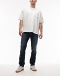 [Tommy Jeans] Tommy Jeans Scanton slim fit jeans in dark wash-Blue W36 L32 Dark Wash