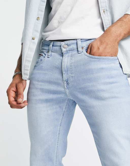 Tommy Jeans Scanton slim fit jeans in light wash ASOS