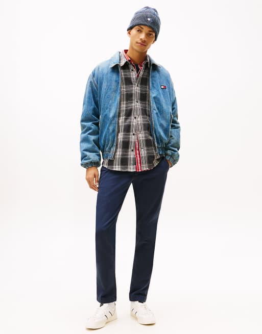 Tommy Jeans Scanton slim twill chinos in dark blue