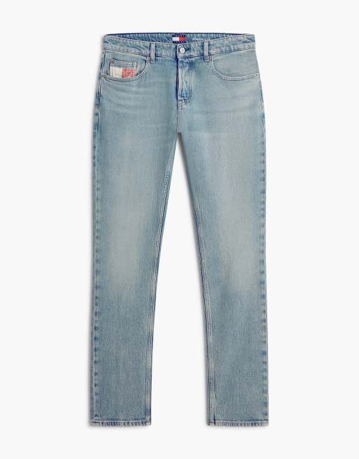 Tommy Jeans Scanton slim vintage faded jeans in denim light, 6 of 7