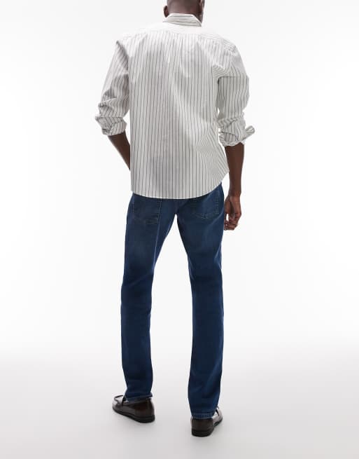 Tommy Jeans - Scanton - Smalle jeans in donkerblauwe wassing, 2 van 5