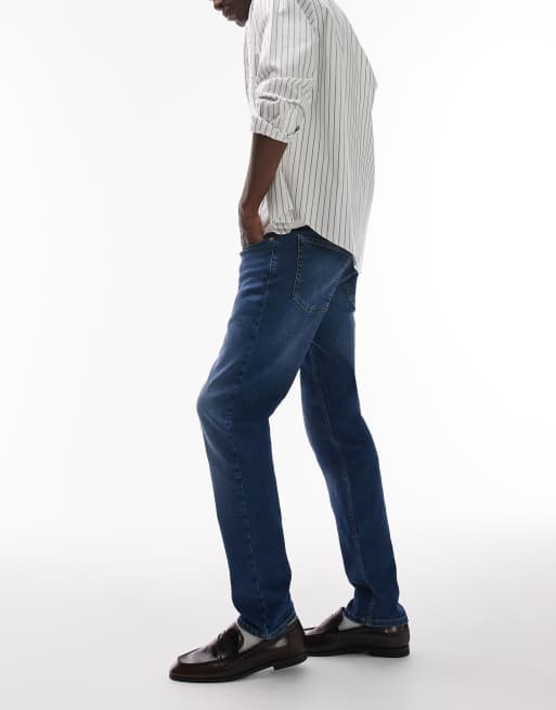Tommy Jeans - Scanton - Smalle jeans in donkerblauwe wassing, 3 van 5
