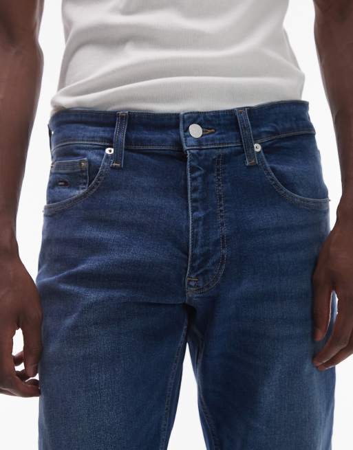 Tommy Jeans - Scanton - Smalle jeans in donkerblauwe wassing, 5 van 5