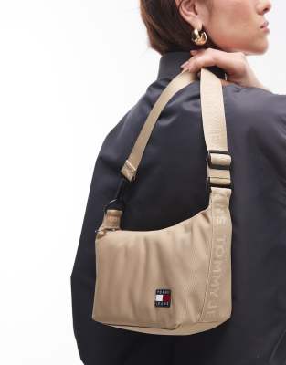 Tommy Jeans - Schultertasche für den Alltag in Beige-Neutral