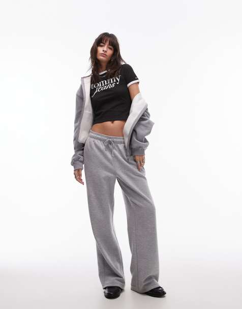Tommy Jeans script ringer t-shirt in black and white - view 1