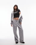 [Tommy Jeans] Tommy Jeans script ringer t-shirt in black and white S Black