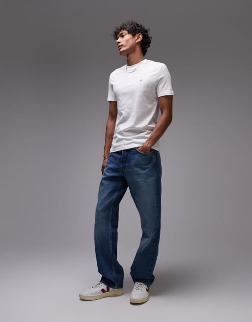 Tommy Jeans - Set van 2 extra smalle T-shirts in zwart en wit, 4 van 4