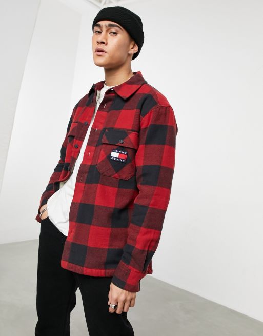 Tommy flannel outlet