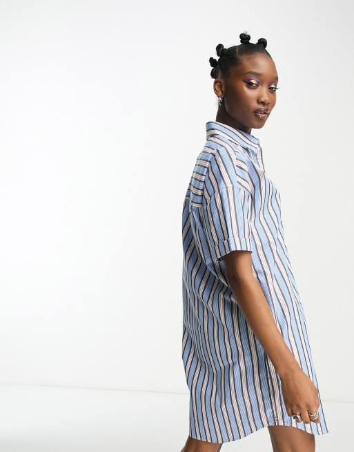 H&m striped shirt on sale dress