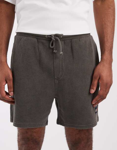 Tommy Jeans - Short à logo drapeau - Noir délavé - view 1