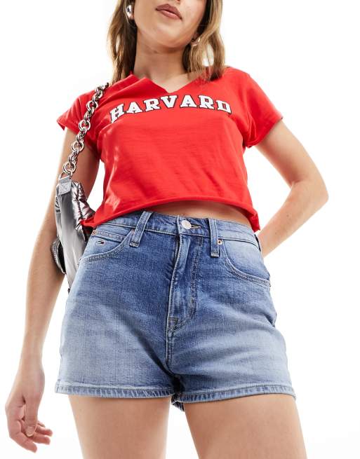 Tommy Jeans - Short en jean - Bleu moyen délavé