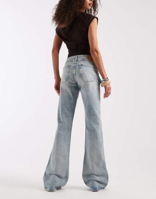 Tommy Jeans - Sia - Jeans bootcut a vita bassa lavaggio blu chiaro, 2 di 5
