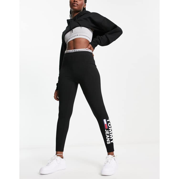 Tommy hilfiger side logo sale leggings