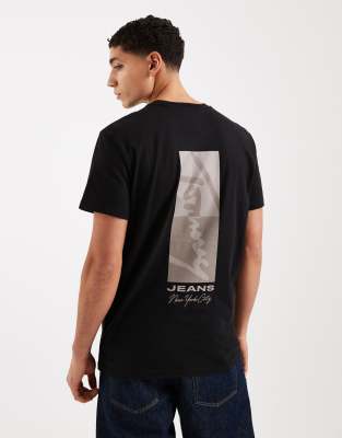 Tommy Jeans Sign Block T-shirt In Black