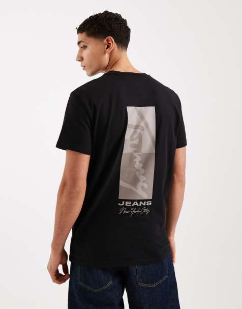 Tommy Jeans - Sign-block - T-shirt nera - view 1
