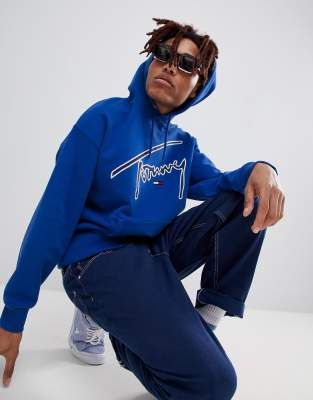 tommy jeans relaxed fit hoodie
