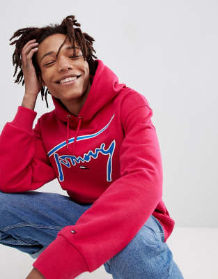 tommy jeans relaxed fit hoodie