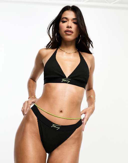 Tommy hilfiger black bikini new arrivals