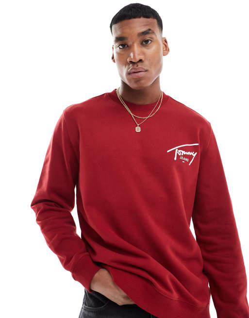 Tommy jeans shops logo print sweatshirt