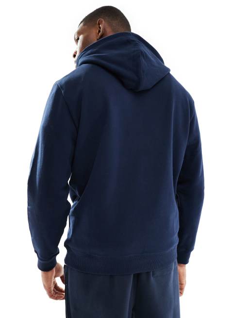 Tommy Jeans Signature logo drawstring hoody in navy blue, 4 of 4