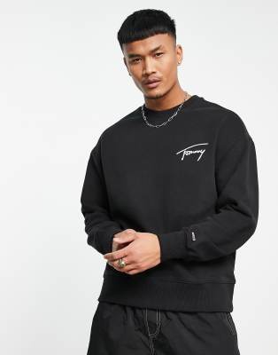 tommy jeans relaxed fit sweatshirt