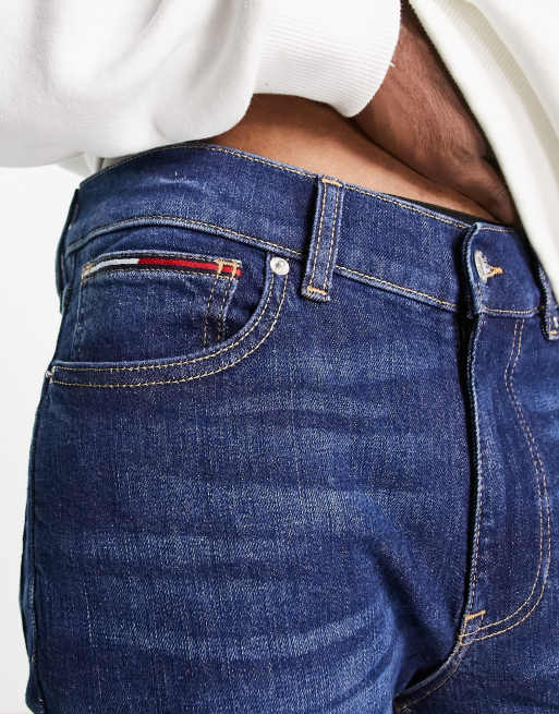 Tommy Jeans Simon skinny jean in dark wash blue, 3 of 4
