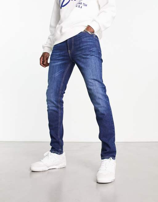 Tommy Jeans Simon skinny jean in dark wash blue, 4 of 4