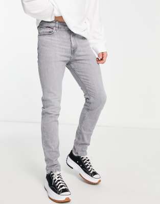 Asos grey fashion skinny jeans