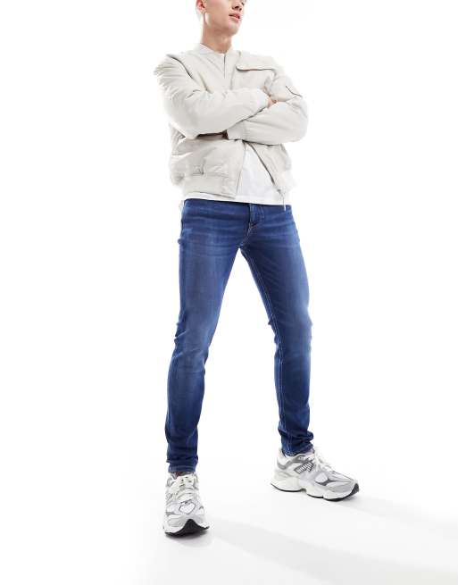 Tommy Jeans - Simon - Skinny-jeans i sort vask