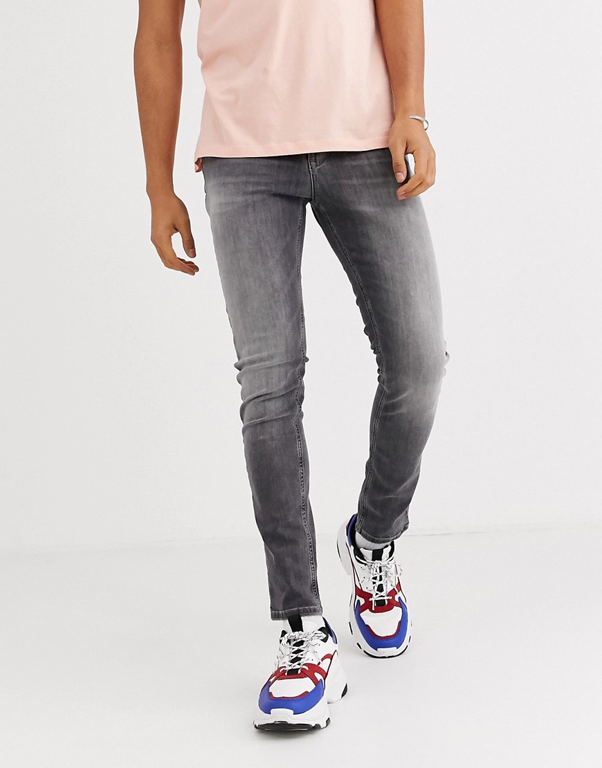 Tommy Jeans simon skinny jeans in gray