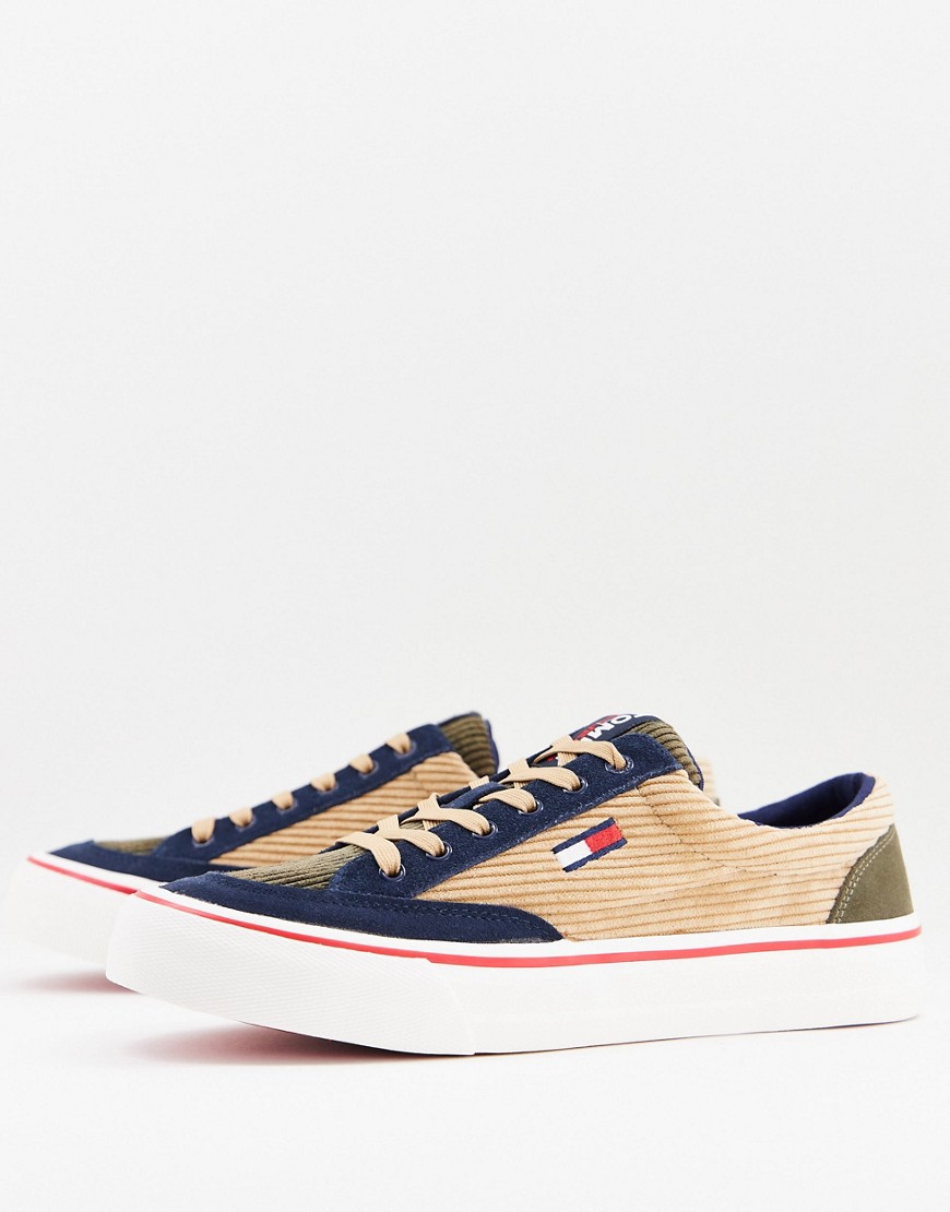 Tommy Jeans skate mix trainers in multi