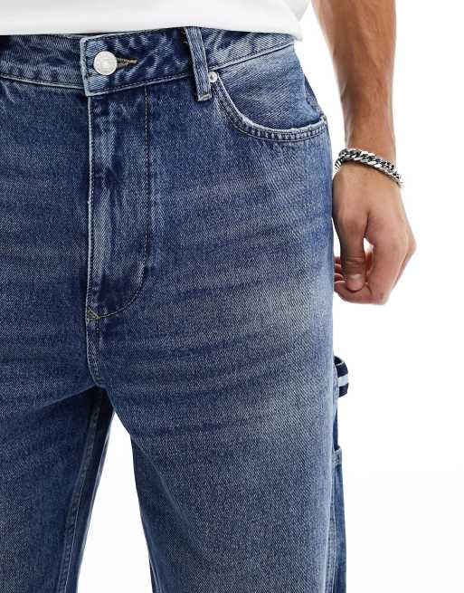 Tommy Jeans skater carpenter jeans in mid wash, 4 of 5