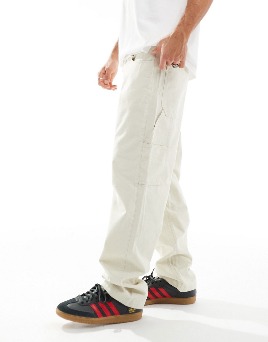 Tommy Jeans skater carpenter trousers in off white