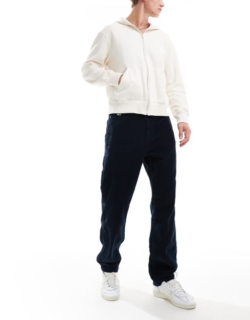 Tommy Jeans skater cord carpenter pants in navy