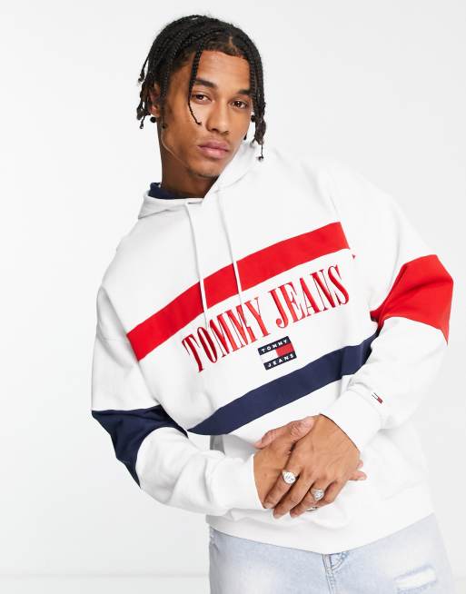 Tommy jeans colour block hoodie new arrivals