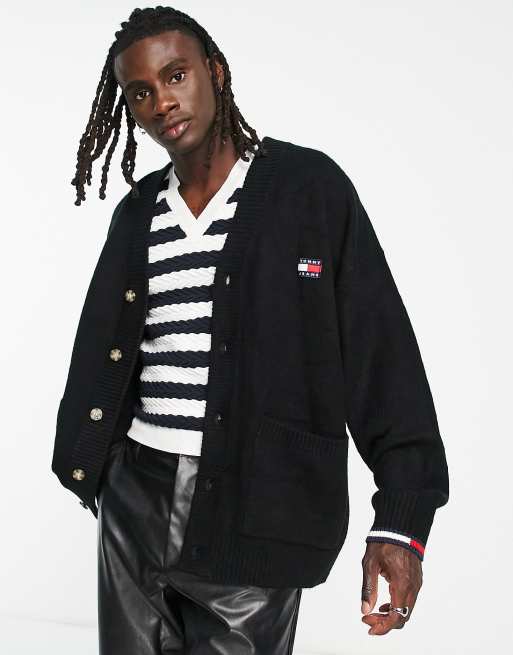 Tommy hilfiger shop black cardigan